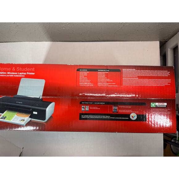 Lexmark Z2420m Wireless Laptop Printer Easy Setup New in Box - Picture 2 of 5